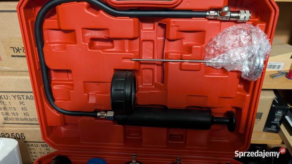 Tester szczelności układu chłodzenia samochodu Gliwice