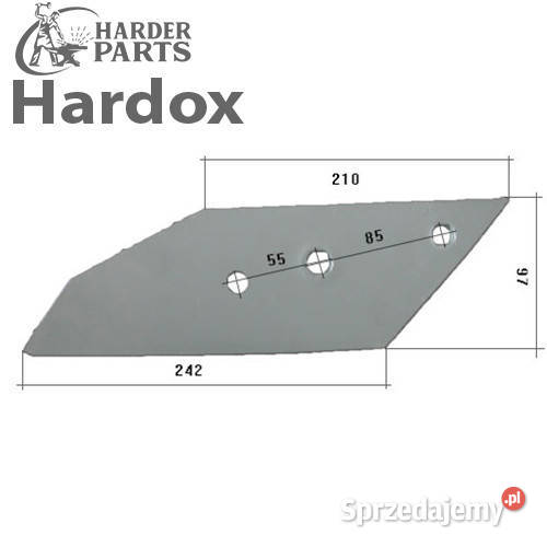Dłuto 100ha HARDOX 3364050P 3364150P B2SR do Suwałki