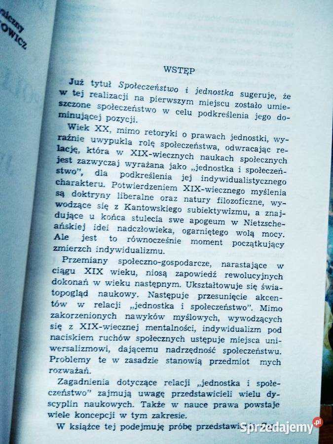 Społeczeństwo a jednostka książki Bródno Warszawa