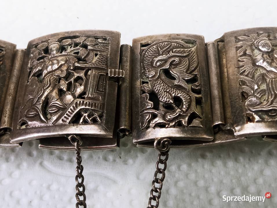 Bransoletka Srebro Chiny Srebro 925 19 w Nowa Sól