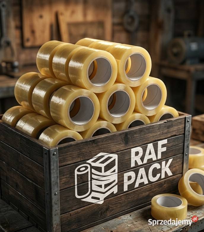 Taśma pakowa akryl Mega jakość rolka 100 metrów łódzkie Radomsko