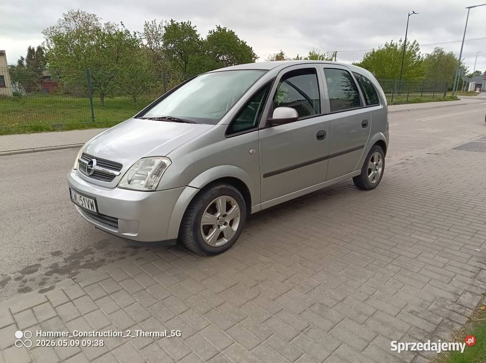 Opel Meriva 2004r 16 Benzyna doinwestowane benzyna Włodawa