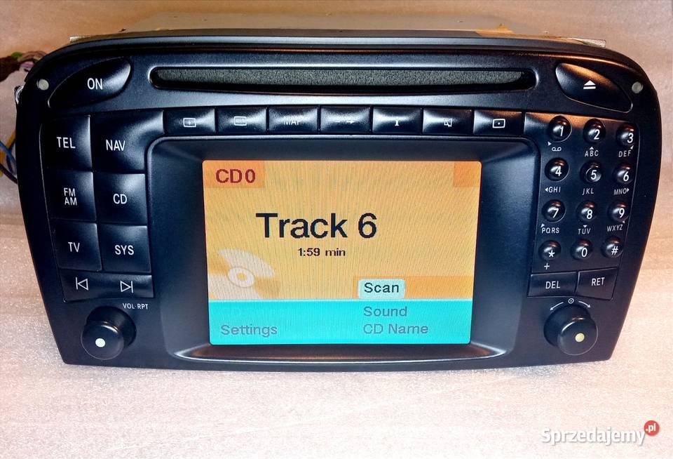 MERCEDES R230 SL COMAND RADIO NAWIGACJA EUROPA Konin sprzedam