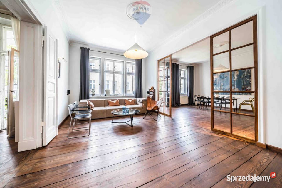 Designerskie 153 m2 balkony kamienica Jeżyce