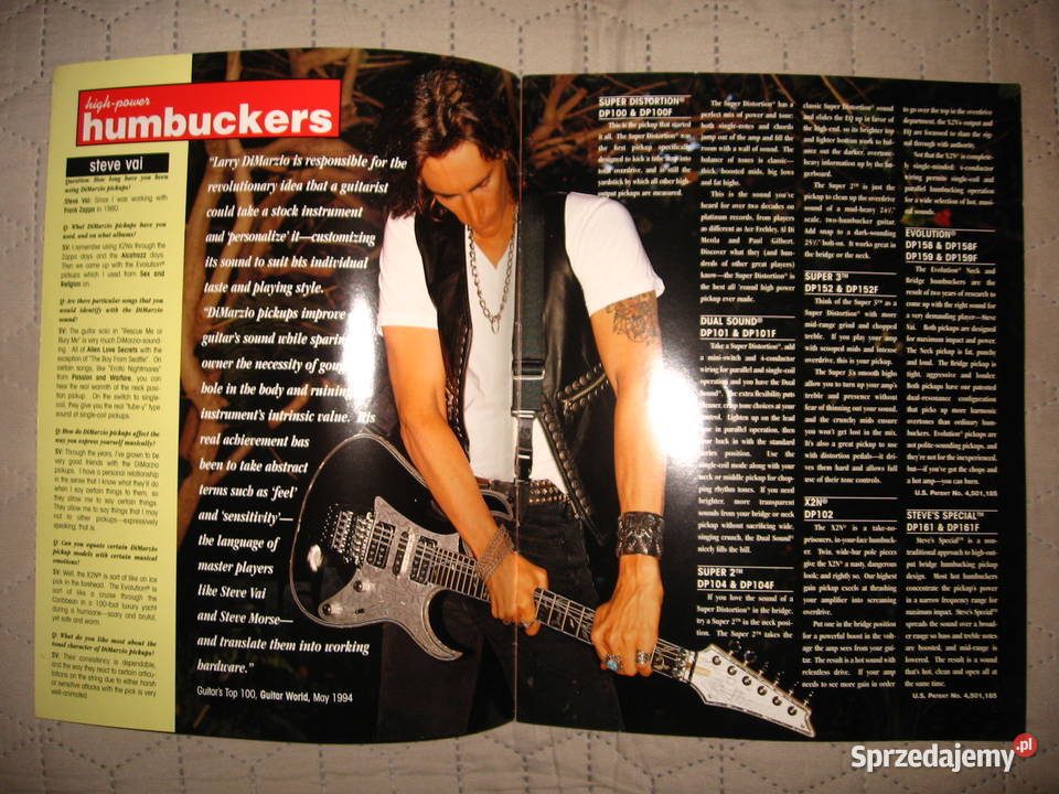Di Marzio Pickups 1996 catalog katalog Kępice