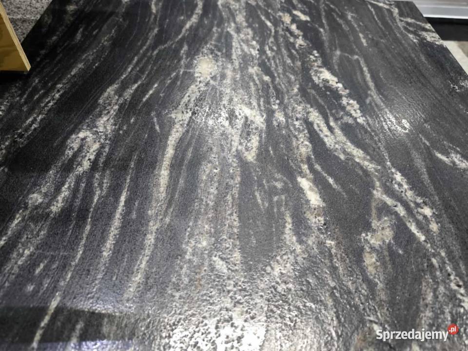 Płytki Granit Black Forest szczotkowany 60x40x15 Rumia