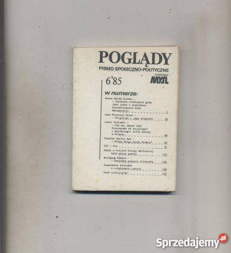 Poglądy Pismo społecznopolityczne 685 Szczecin sprzedam