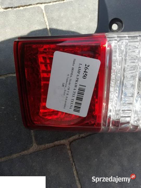 HONDA CRV 2005 LIFT LAMPA PRAWY TYŁ Kozubszczyzna