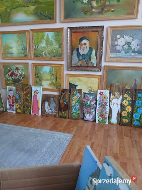 Obraz ręcznie malowany na płótnie lubelskie