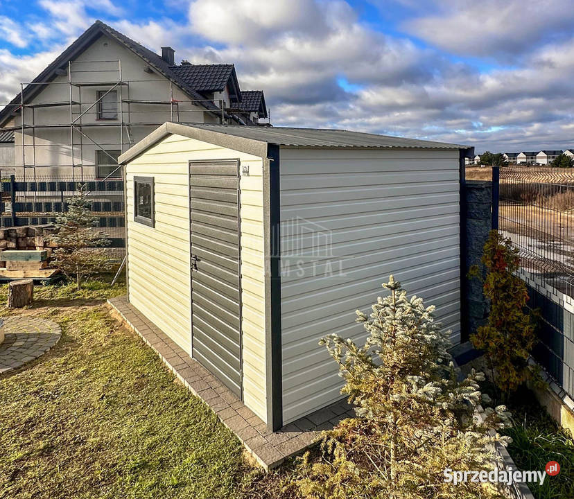 Schowek domek ogrodowy 4x2m drzwi okno dach Iława