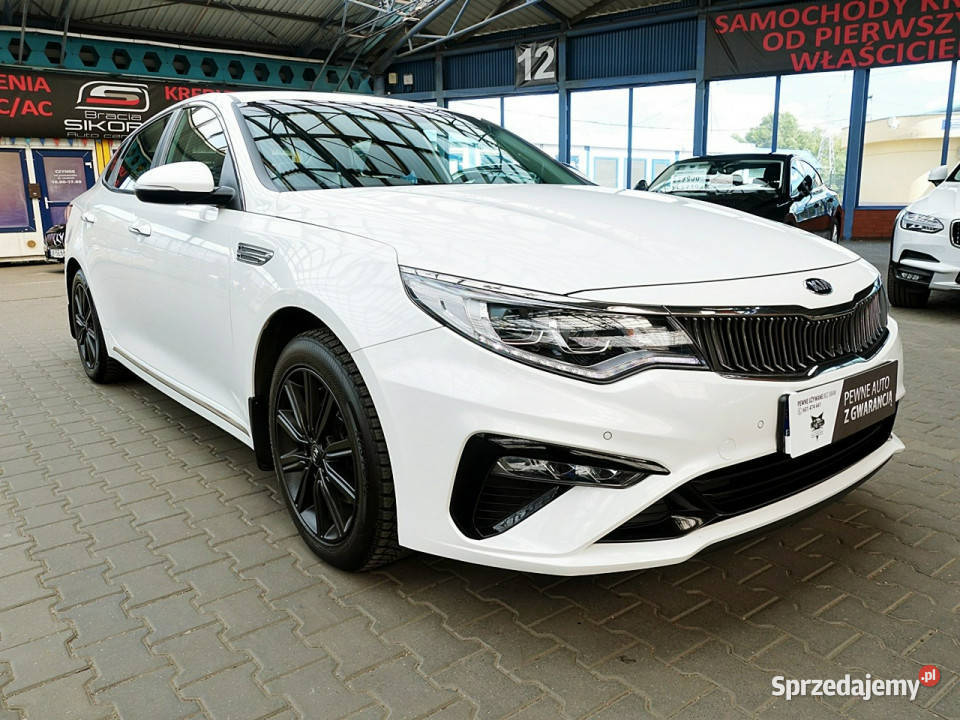 Kia Optima AUTOMATLedNaviKameraSkóra BIAŁA PERŁA garażowany Mysłowice