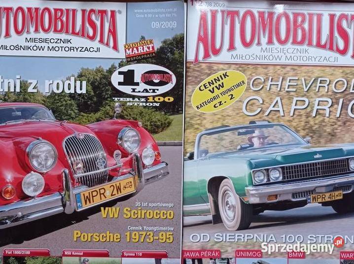 Sprzedam miesięcznik Automobilista bród 101 do Pozostałe Konin sprzedam