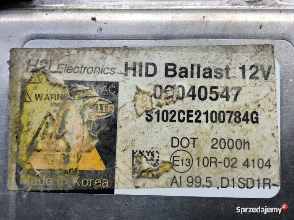 PRZETWORNICA XENON KIA SPORTAGE III 00040547