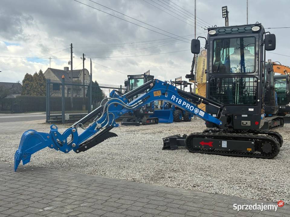 NOWA Minikoparka RIPPA R18 PRO 1800 mega nie łódzkie Złoczew