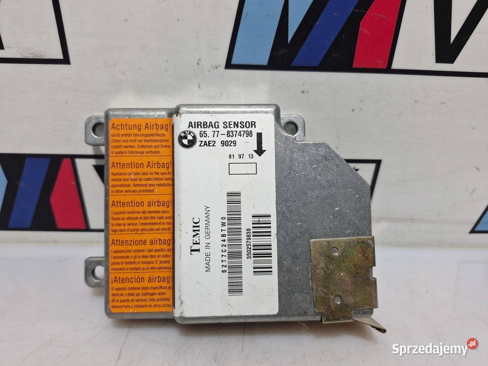 BMW E36 MODUŁ STEROWNIK SENSOR PODUSZEK AIRBAG osobowe