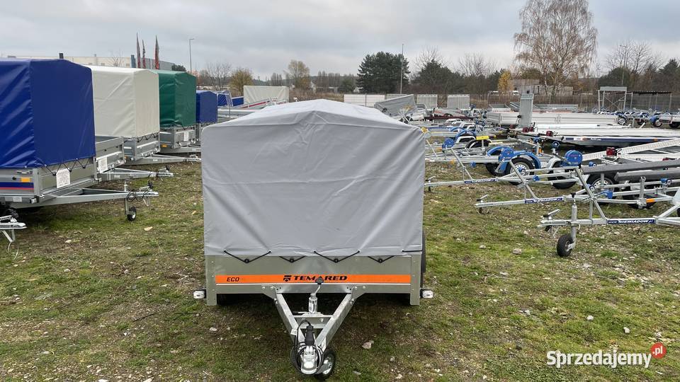 Przyczepka TEMARED przyczepa z plandeką tandem Do samochodów osobowych Piła sprzedam