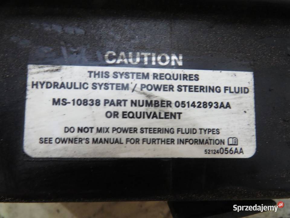 ZBIORNICZEK WSPOMAGANIA JEEP WK 30 CRD sprzedam
