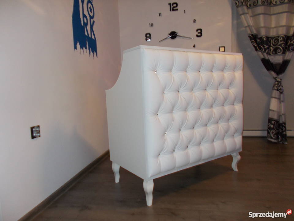 Duża recepcja pikowana glamour chesterfield lada sprzedam