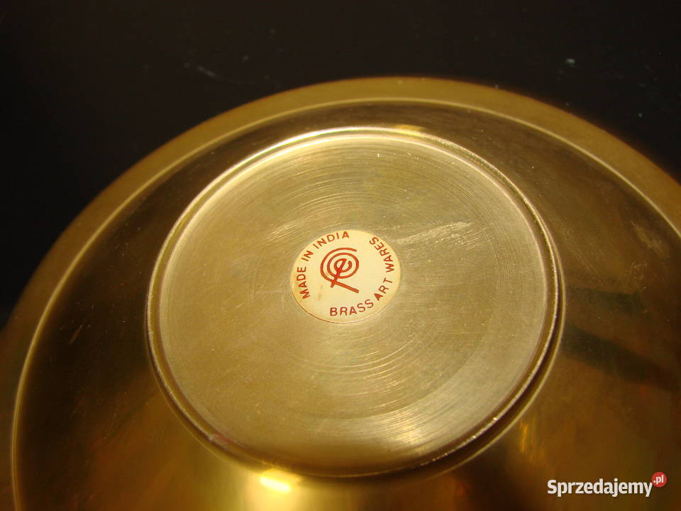 mosiężny koszyk miseczka pomorskie Pruszcz Gdański
