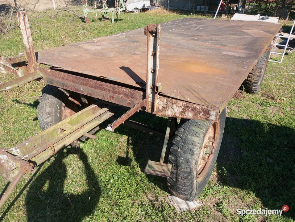 Przyczepa platforma 185x4 rolnicza podloga Kałowice