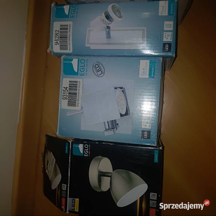 Lampy kinkietyc nowe w fabrycznych opakowaniach Warszawa