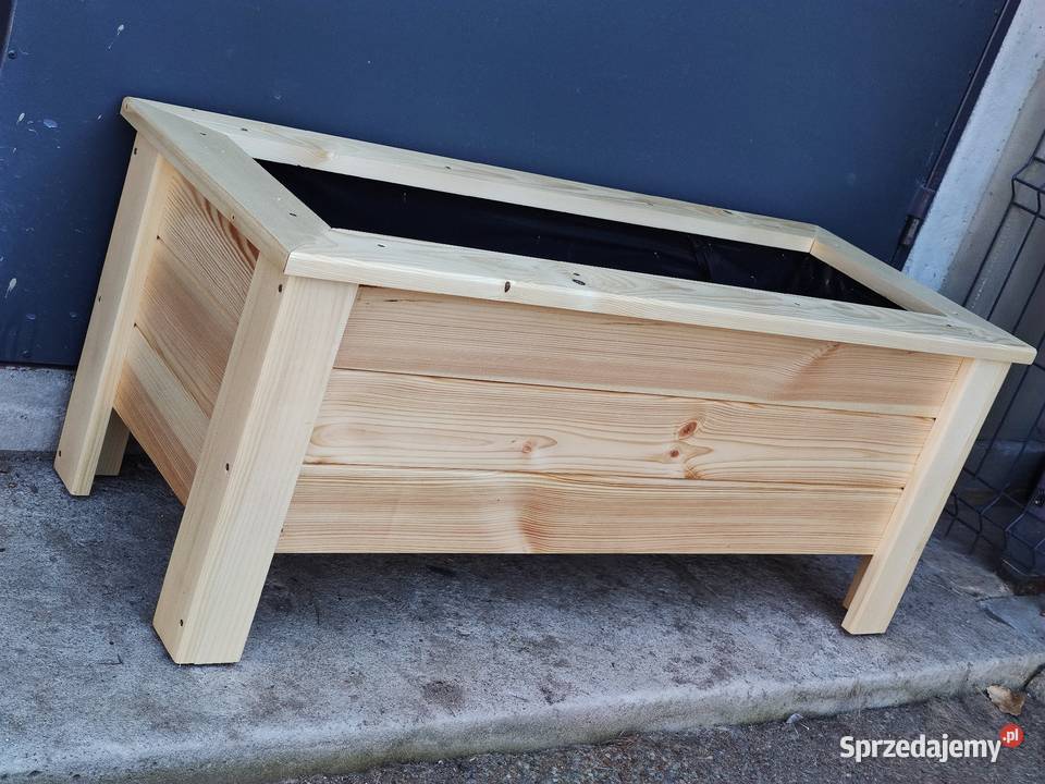 Donica drewniana ogrodowa Szadek