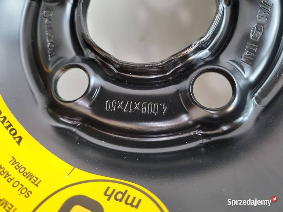 KOŁO DOJAZDOWE Volvo S80 V70 S60 I 12580 R17 Samochodowe Chełm