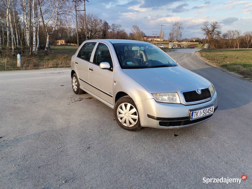 Skoda Fabia 1.4 MPI 101 KM, KLIMA, ASR, CZUJNIKI COFANIA Stara Zbelutka ...