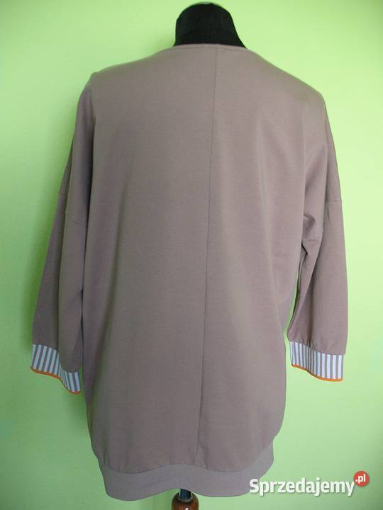 Bluzka Bluza z dzianiny 42 XL biust 122 Megi Bez wzoru Siedlce sprzedam