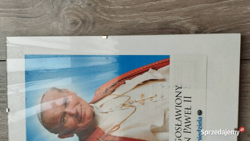 błogosławiony Jan Paweł II obraz w antyramie Dom i Ogród wielkopolskie Poznań