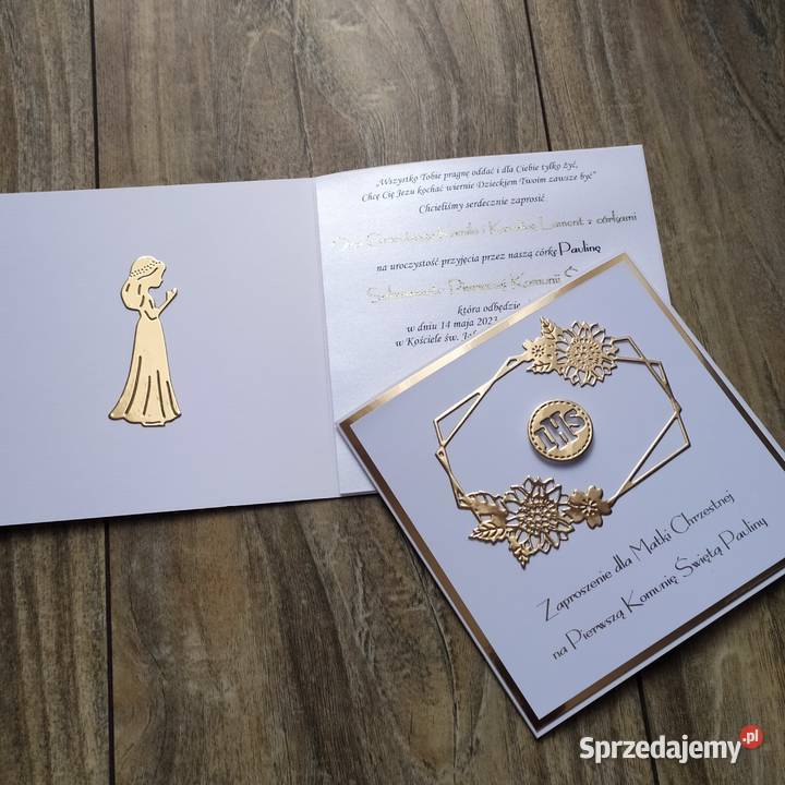 Zaproszenia na I Komunię Św Konin
