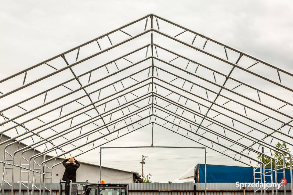 8x12m Namiot kratowy solidna hala magazynowa Katowice