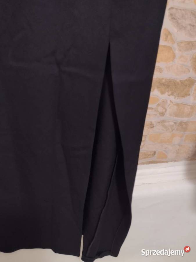 36S RIVER ISLAND Długa CZARNA SUKIENKA małopolskie Kraków