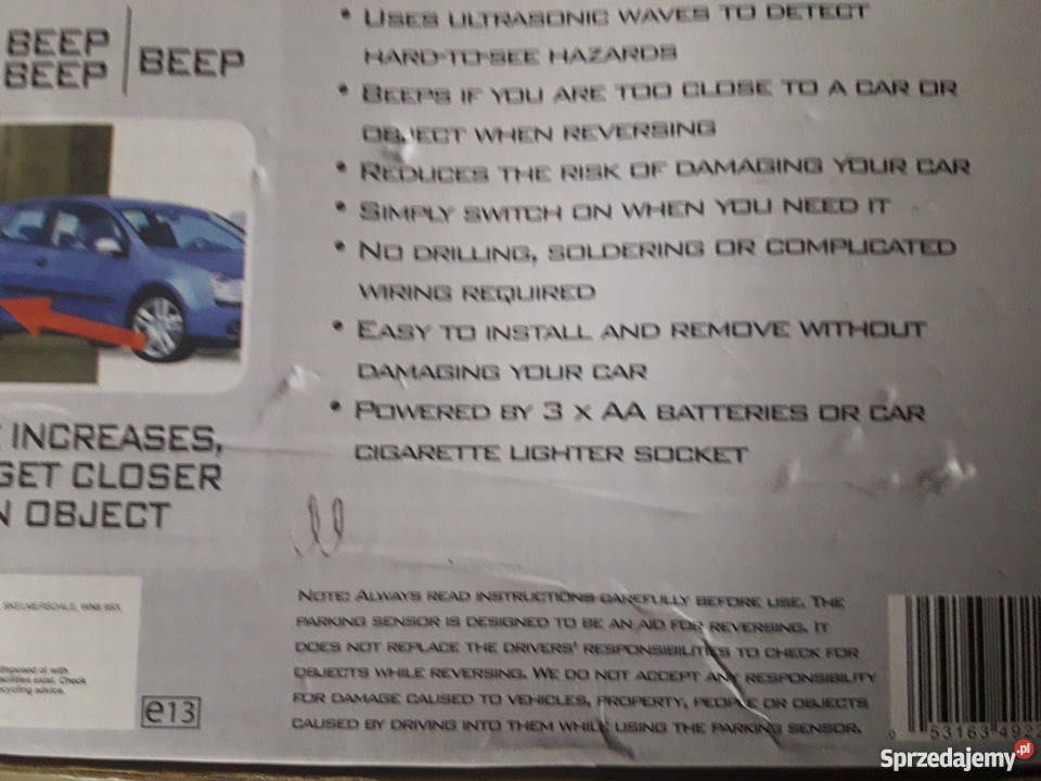 Czujnik parkowania Anglia lubelskie Janów Lubelski