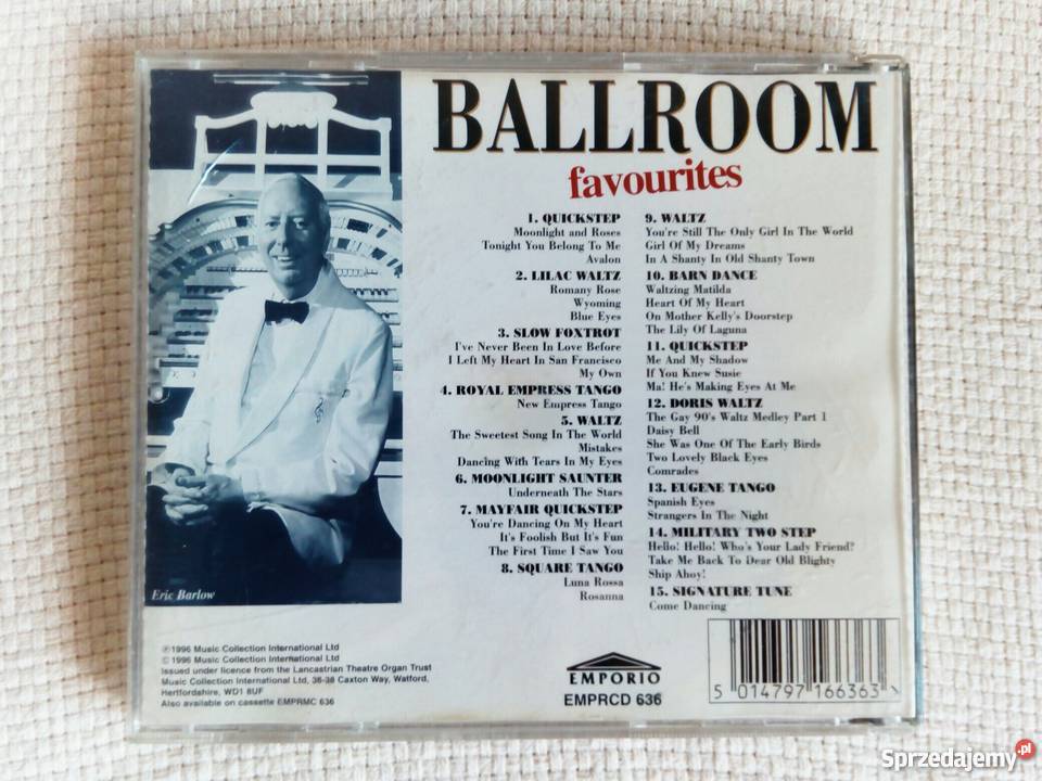 Ballroom Favourites CD mazowieckie Warszawa