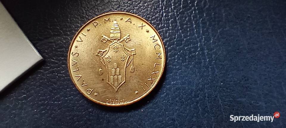 Stare monety 20 lir 1972 Watykan Lesko