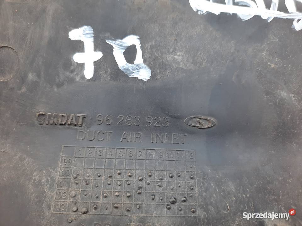 Rezystor powietrza daewoo rezzo tacuma Mieleszyn