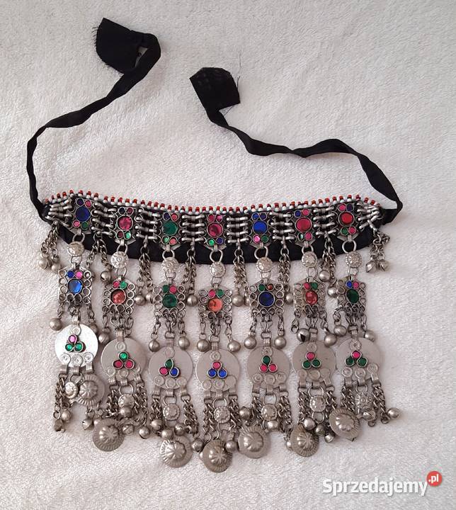 Duży naszyjnik choker afgański orient boho Szczecin