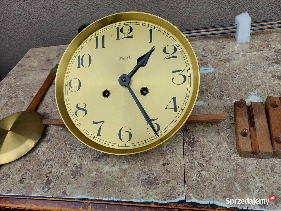 174 Zestaw mechanizm starego zegara Kienzle pomorskie Tczew