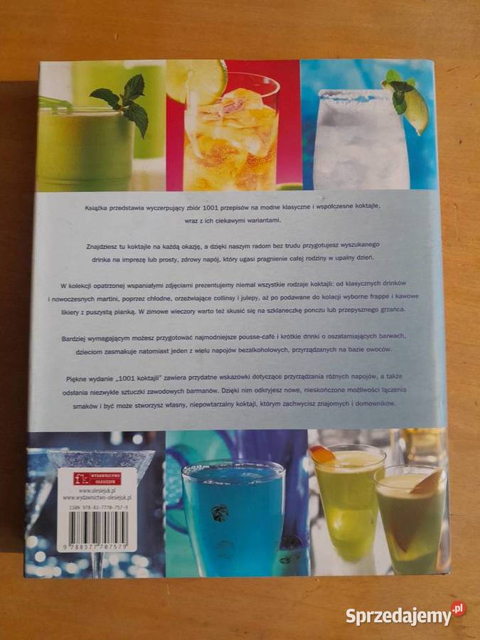 Książka 1001 koktajli wydanie 2013 używana