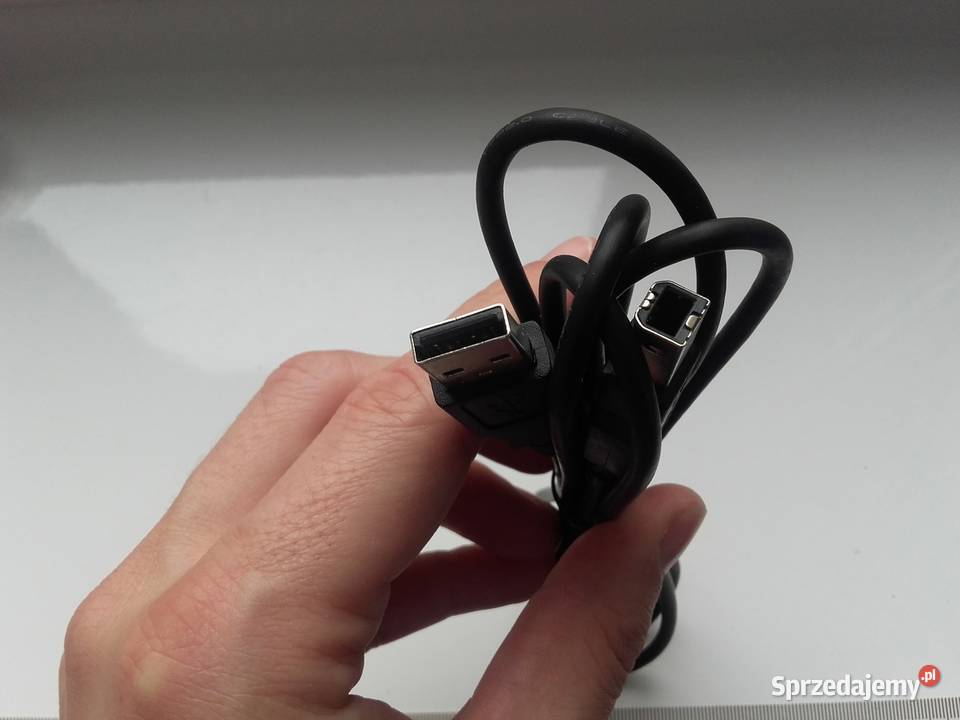 Kabel USB20 AB 195 kolor czarny NOWY USB 20
