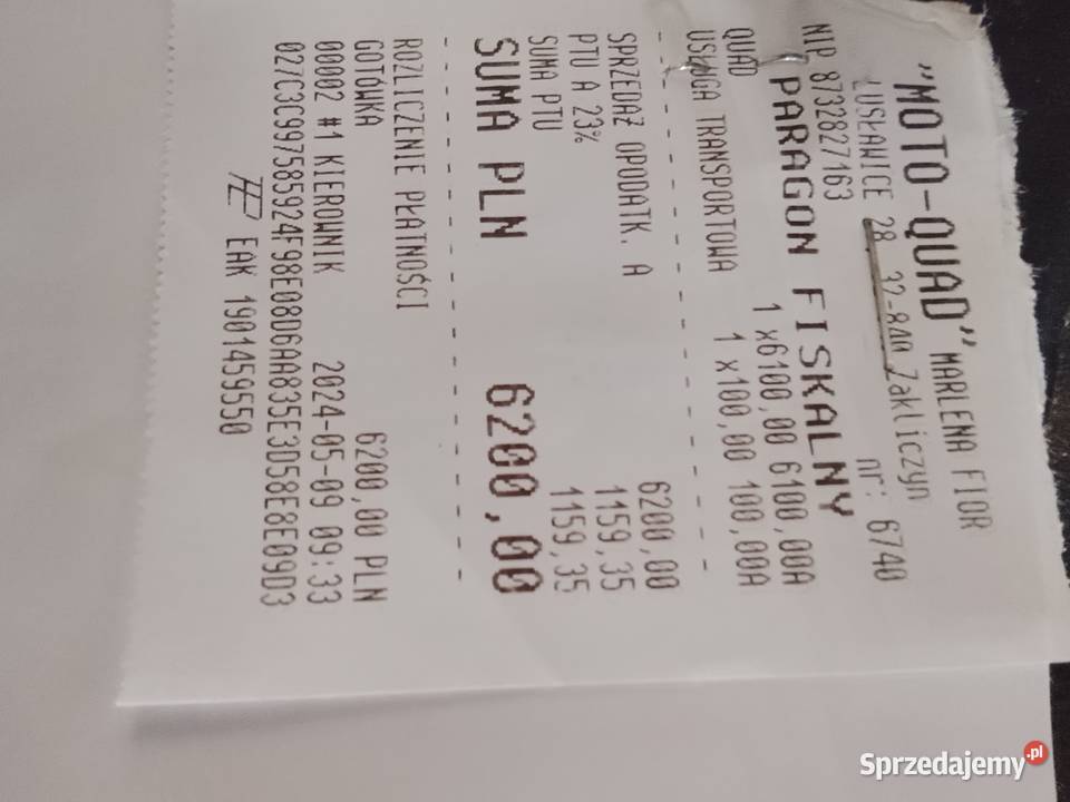 Quad ATV 150 2024 garażowany podkarpackie Kolbuszowa