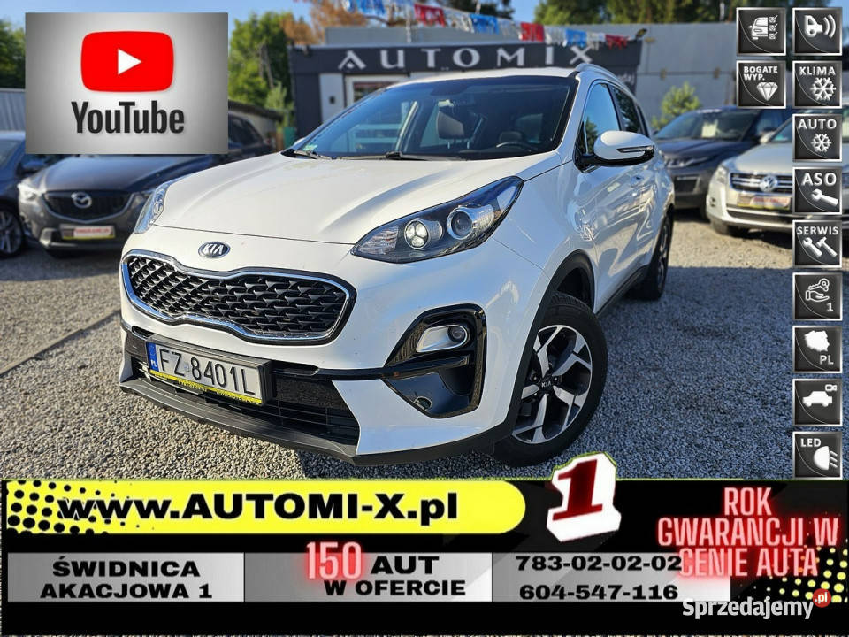 Kia Sportage PERŁA LIFT Salon Iwł 16 Benz SUPER immobilizer Świdnica sprzedam