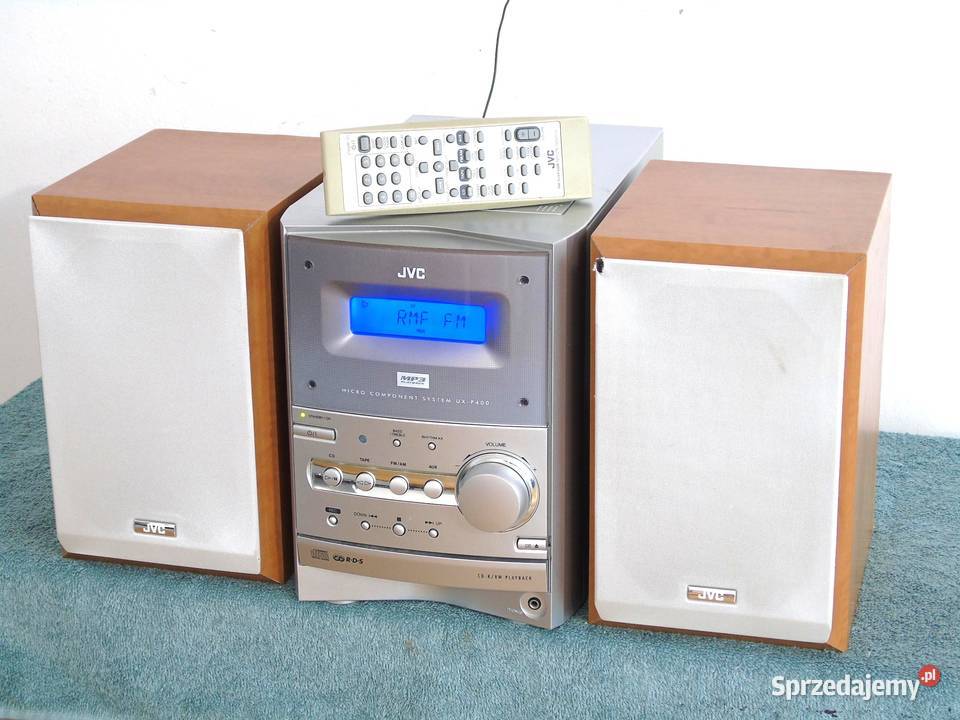 Japońska wieża audio JVC UXP400 pilot kolumny podkarpackie Jasło