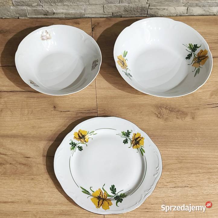 Duże półmiski salaterki porcelanowe super okazja Salaterki i półmiski Radzyń Podlaski