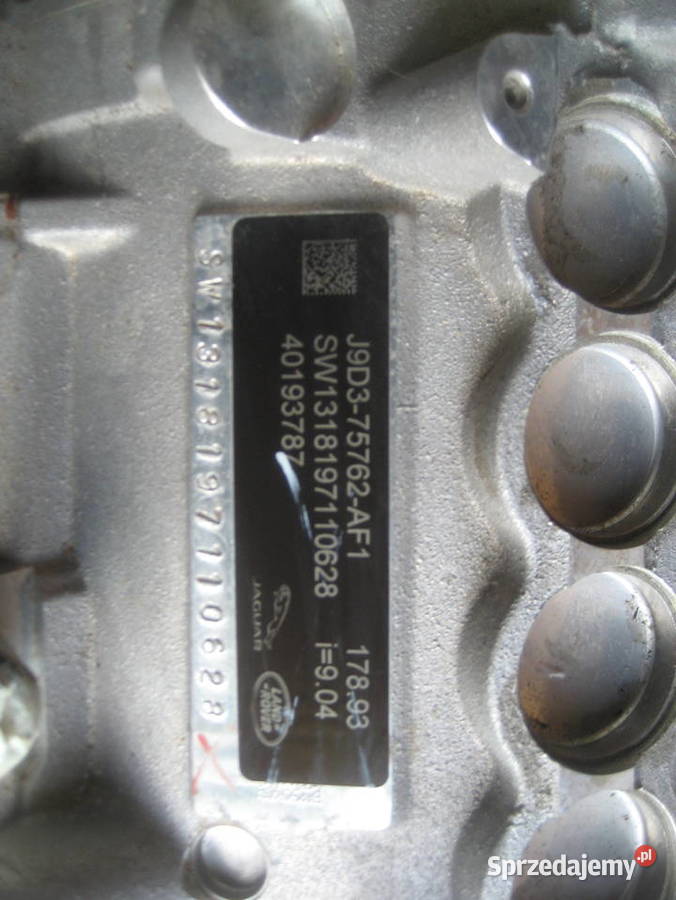 jaguar i pace x590 silnik elektryczny przód j9d3 Rakoniewice