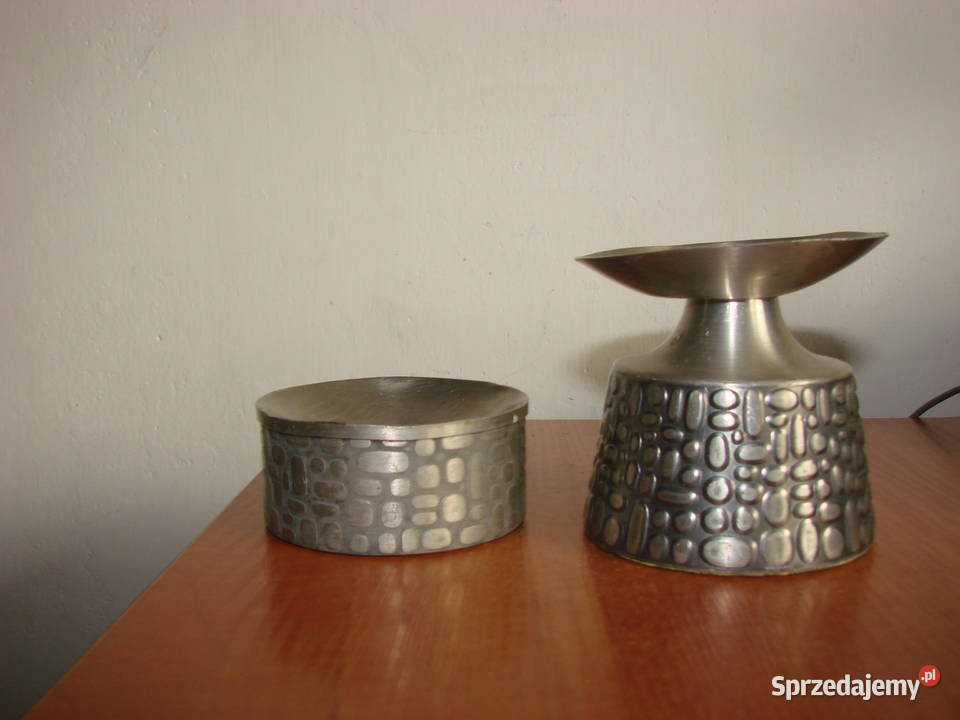 Pewter Norway cynowe świeczniki Pruszcz Gdański