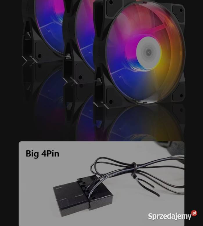Nowy wentylator 120mm podświetlany rgb