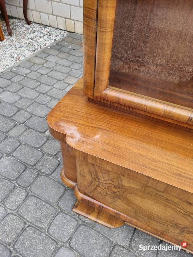 Piękna witryba Art Deco mazowieckie Sękocin Nowy