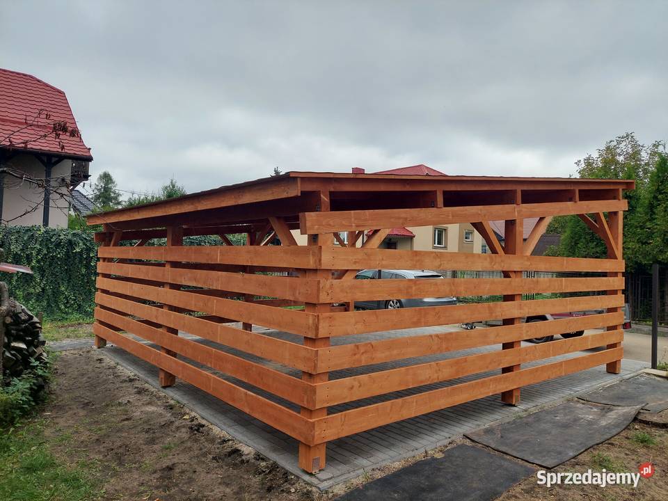 Wiata jednospadowa 6x4 m Producent Dostępne inne Dom i Ogród Smolice